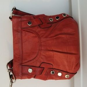 B Makowsky Leather Crossbody Bag